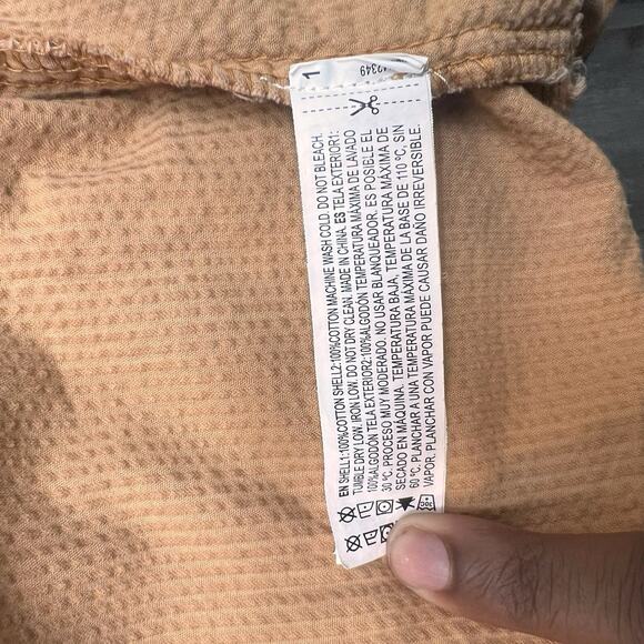 Forever 21 Corduroy Canvas Shirt Workwear Granola Girl Utility Gorpcore Size M - Picture 3 of 4